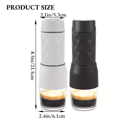 3-in-1 Portable Coffee Machine – Manual Espresso Maker